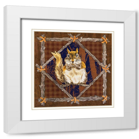 Elements of Nature II White Modern Wood Framed Art Print with Double Matting by Baliko, Linda