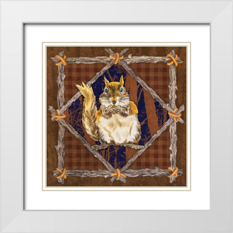 Elements of Nature II White Modern Wood Framed Art Print with Double Matting by Baliko, Linda