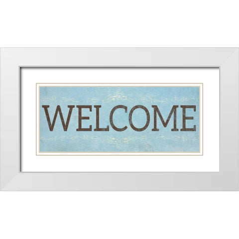 Family Phrase III White Modern Wood Framed Art Print with Double Matting by Studio, Sd Graphics