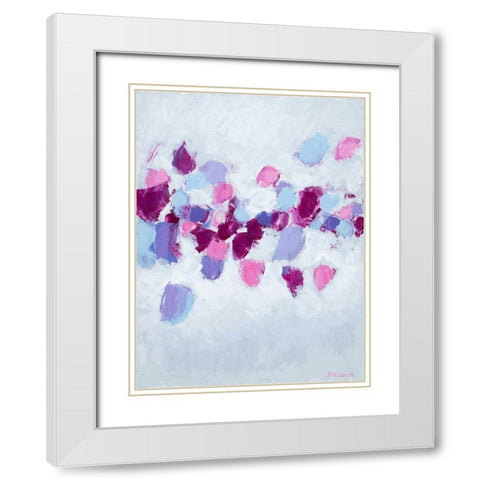 Amoebic Flow II White Modern Wood Framed Art Print with Double Matting by Coolick, Ann Marie