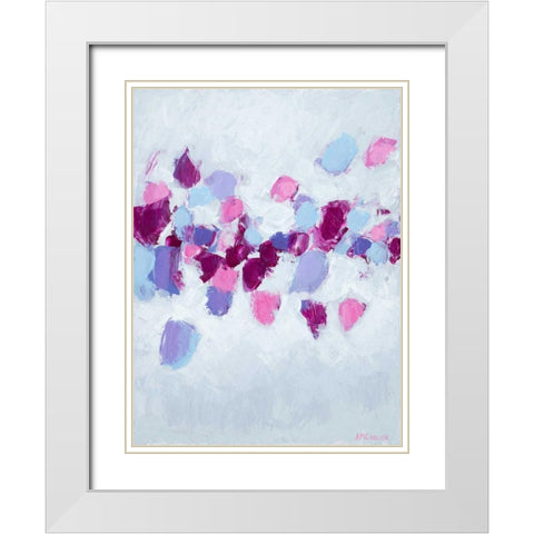 Amoebic Flow II White Modern Wood Framed Art Print with Double Matting by Coolick, Ann Marie