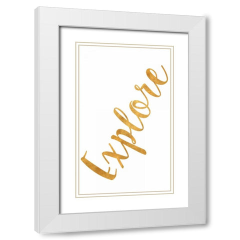 Explore White Modern Wood Framed Art Print with Double Matting by Studio, Sd Graphics