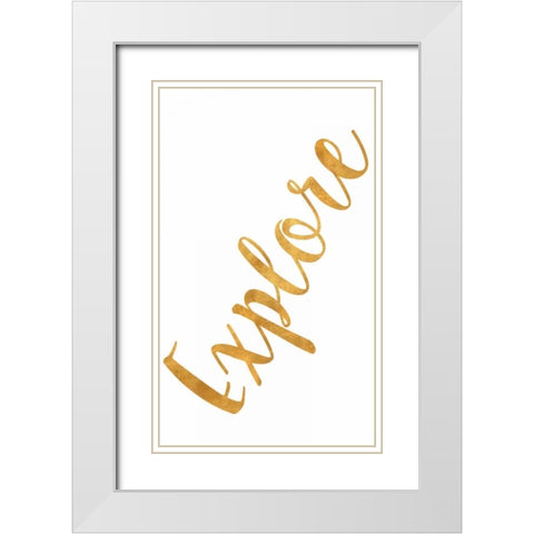 Explore White Modern Wood Framed Art Print with Double Matting by Studio, Sd Graphics