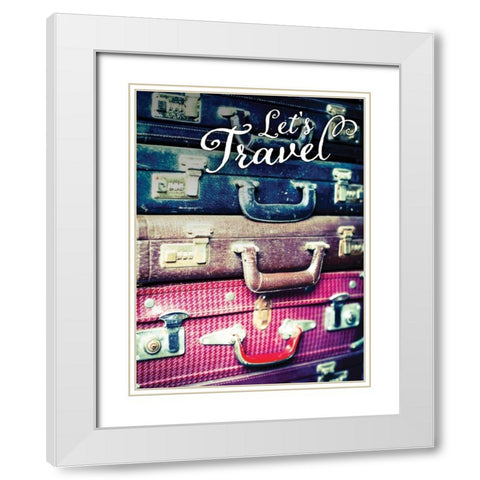 Eastern Travels II White Modern Wood Framed Art Print with Double Matting by Bryant, Susan