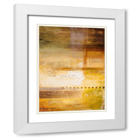 Warmth Coming Through II White Modern Wood Framed Art Print with Double Matting by Marcon, Michael