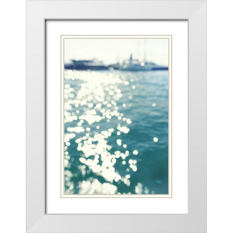 North Eastern Coastal II White Modern Wood Framed Art Print with Double Matting by Gardner, Sarah