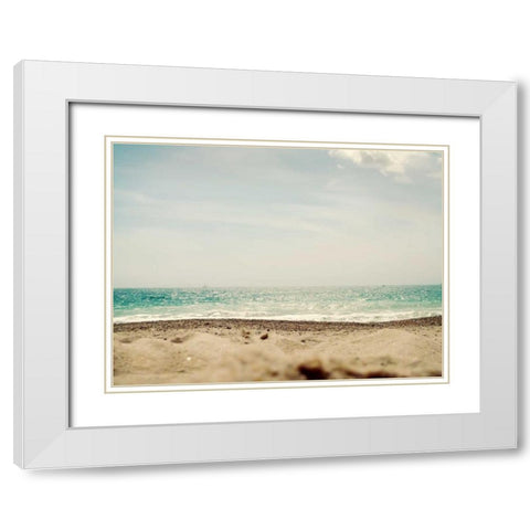 British Coast White Modern Wood Framed Art Print with Double Matting by Gardner, Sarah
