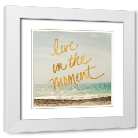 Ready for the Beach II White Modern Wood Framed Art Print with Double Matting by Gardner, Sarah