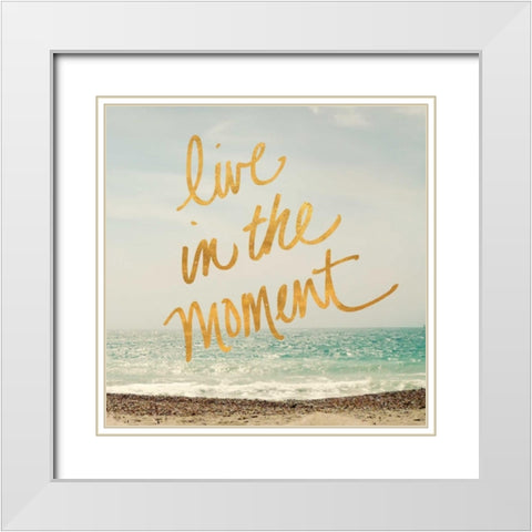 Ready for the Beach II White Modern Wood Framed Art Print with Double Matting by Gardner, Sarah