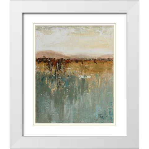 Antique Contemporary I White Modern Wood Framed Art Print with Double Matting by Pinto, Patricia
