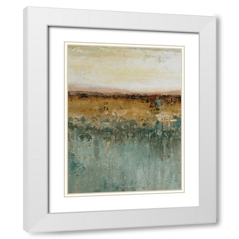Antique Contemporary III White Modern Wood Framed Art Print with Double Matting by Pinto, Patricia