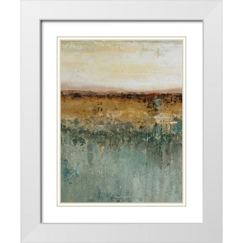 Antique Contemporary III White Modern Wood Framed Art Print with Double Matting by Pinto, Patricia