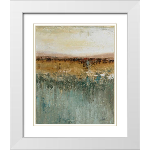 Antique Contemporary II White Modern Wood Framed Art Print with Double Matting by Pinto, Patricia