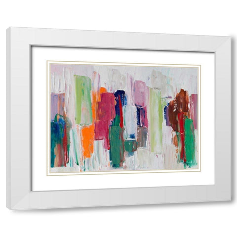 Rhizome I White Modern Wood Framed Art Print with Double Matting by Coolick, Ann Marie