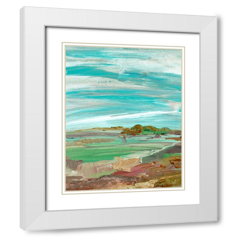 My Dream Land I White Modern Wood Framed Art Print with Double Matting by Maria, Robin