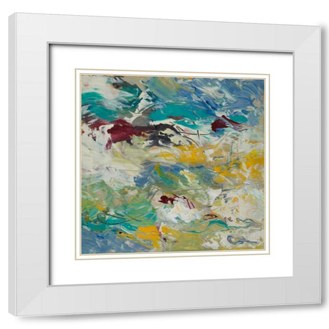 Poetic Path White Modern Wood Framed Art Print with Double Matting by Loreth, Lanie