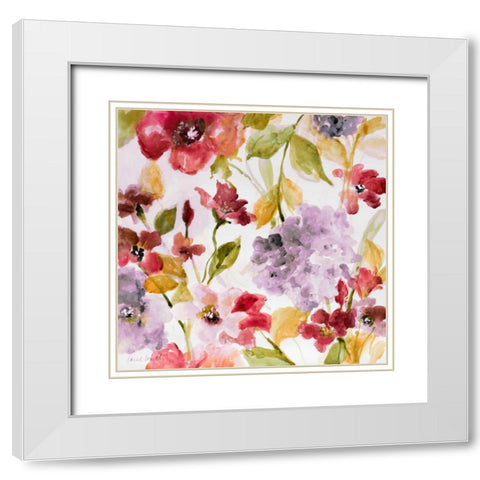 De la Vie White Modern Wood Framed Art Print with Double Matting by Loreth, Lanie