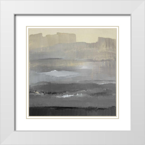 In the Distance White Modern Wood Framed Art Print with Double Matting by Loreth, Lanie