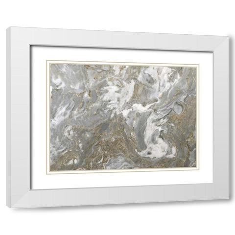 Quartz Top IV White Modern Wood Framed Art Print with Double Matting by Bryant, Susan