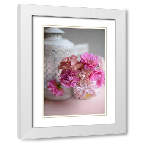 Ancient Accent White Modern Wood Framed Art Print with Double Matting by Gardner, Sarah