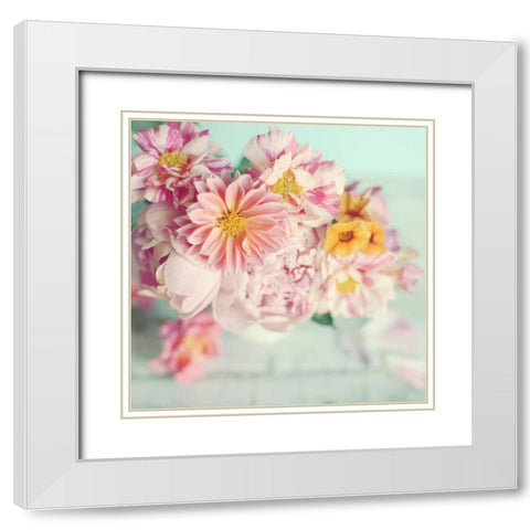 English Summer II White Modern Wood Framed Art Print with Double Matting by Gardner, Sarah