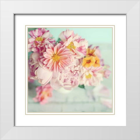 English Summer II White Modern Wood Framed Art Print with Double Matting by Gardner, Sarah