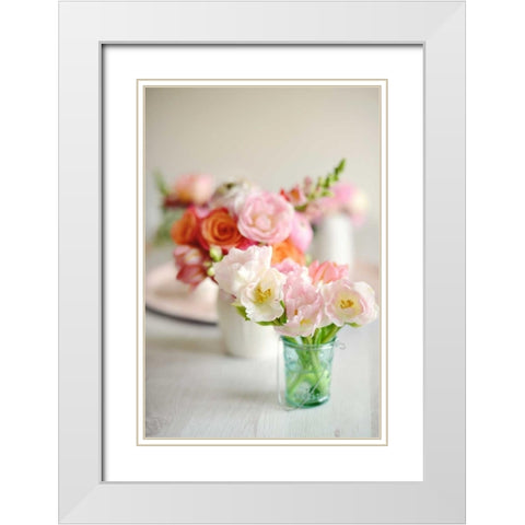 Casual Morning I White Modern Wood Framed Art Print with Double Matting by Gardner, Sarah