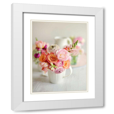 Casual Morning II White Modern Wood Framed Art Print with Double Matting by Gardner, Sarah