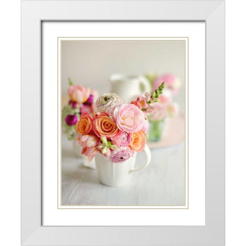Casual Morning II White Modern Wood Framed Art Print with Double Matting by Gardner, Sarah