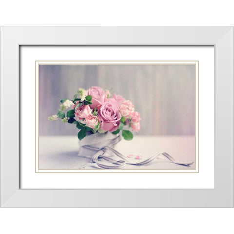You Raise Me Up White Modern Wood Framed Art Print with Double Matting by Gardner, Sarah