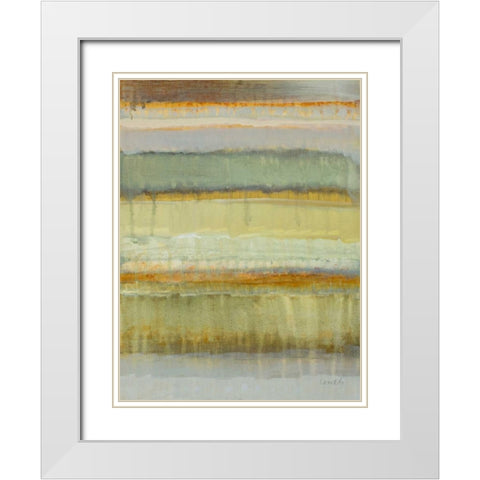 Remembering White Modern Wood Framed Art Print with Double Matting by Loreth, Lanie
