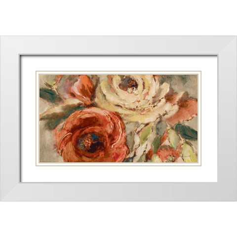 Orange Spring is Nigh White Modern Wood Framed Art Print with Double Matting by Loreth, Lanie