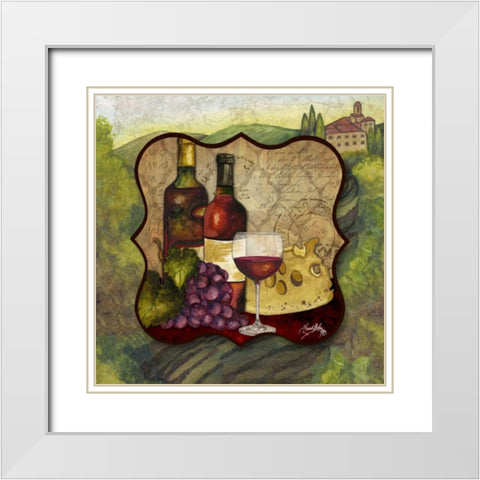 A Good Vintage I White Modern Wood Framed Art Print with Double Matting by Medley, Elizabeth