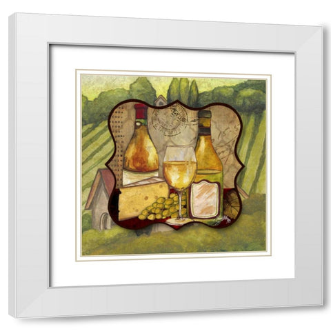 A Good Vintage II White Modern Wood Framed Art Print with Double Matting by Medley, Elizabeth