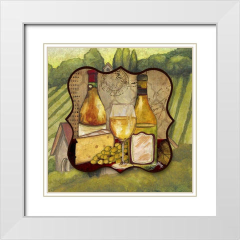 A Good Vintage II White Modern Wood Framed Art Print with Double Matting by Medley, Elizabeth