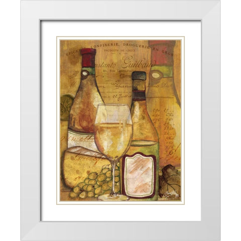 A Good Vintage on Gold II White Modern Wood Framed Art Print with Double Matting by Medley, Elizabeth