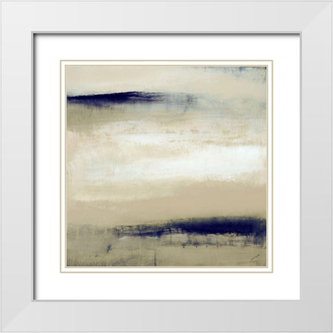 Night Comes Through II White Modern Wood Framed Art Print with Double Matting by Loreth, Lanie