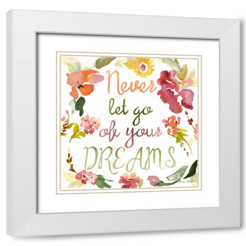 Never Let Go I White Modern Wood Framed Art Print with Double Matting by Loreth, Lanie