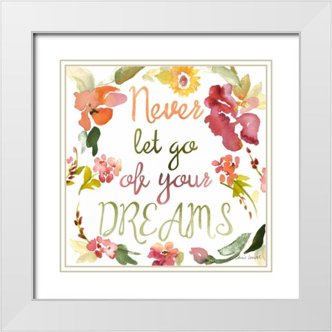 Never Let Go I White Modern Wood Framed Art Print with Double Matting by Loreth, Lanie