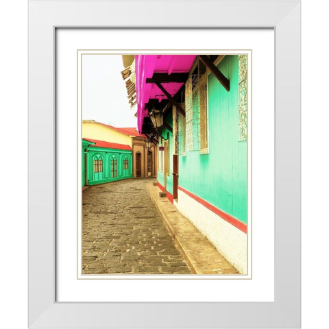 Island Trips White Modern Wood Framed Art Print with Double Matting by Coppel, Anna