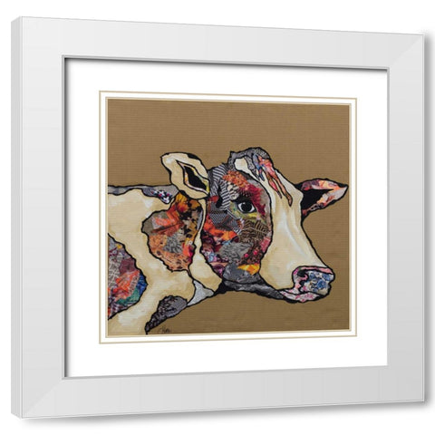 Farm Collage II White Modern Wood Framed Art Print with Double Matting by Ritter, Gina