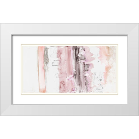 A New Day White Modern Wood Framed Art Print with Double Matting by James, Nola