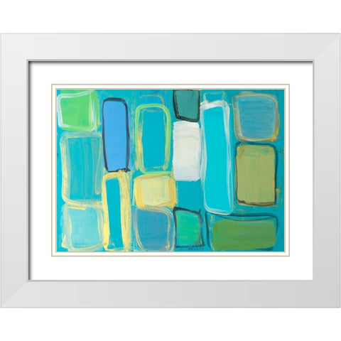 Standing Imitation I White Modern Wood Framed Art Print with Double Matting by Loreth, Lanie