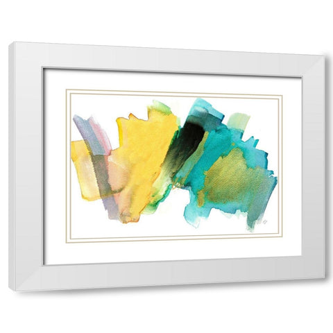 Bright Visions White Modern Wood Framed Art Print with Double Matting by Loreth, Lanie