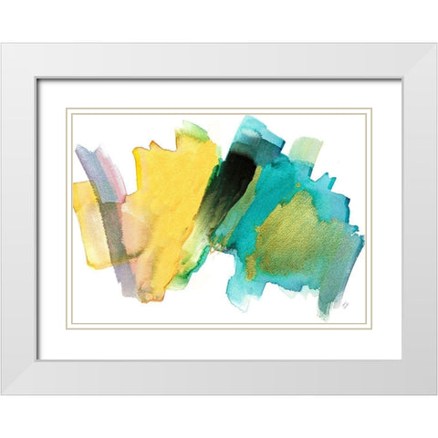 Bright Visions White Modern Wood Framed Art Print with Double Matting by Loreth, Lanie
