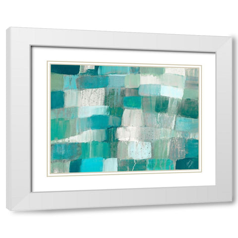 Fortitude White Modern Wood Framed Art Print with Double Matting by Loreth, Lanie