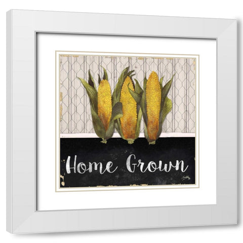 Local Grown II White Modern Wood Framed Art Print with Double Matting by Medley, Elizabeth