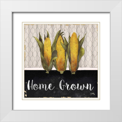 Local Grown II White Modern Wood Framed Art Print with Double Matting by Medley, Elizabeth