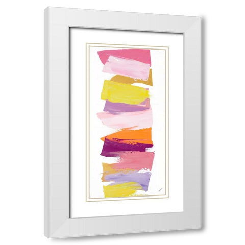 Cotton Candy White Modern Wood Framed Art Print with Double Matting by Coolick, Ann Marie