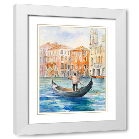 Cruising on the Grand White Modern Wood Framed Art Print with Double Matting by Loreth, Lanie